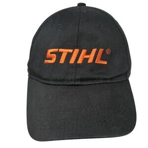 Stihl Outfitters Apparel Snapback Cap Black One Size Adjustable Embroidered